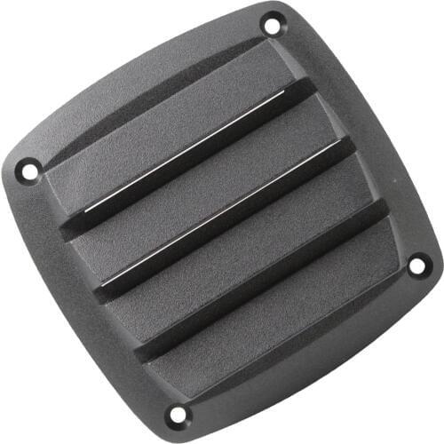 4 Inch Plastic Louvered Vents Boat Marine Yacht Air Vent - Black