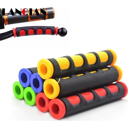 5 color Motorcycle Pair Heavy Duty Handgrip Guard Motorbike Brake Clutch Lever Cover Handlebar Grips optional