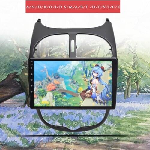 6G+128G Android 10 For PEUGEOT 206 2000 - 2012 Car Radio Multimedia Video Audio Player Navigation GPS PC Tablet Carplay RDS DSP