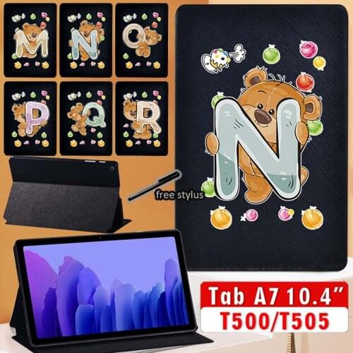 For Samsung Galaxy Tab A7 10.4 2020 Cover SM-T500 SM-T505 Leather Tablet Stand Folio Cover Case