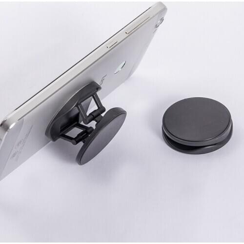Black And White Plastic Fold Mobile Phone Finger Holder Universal For All Brands Phone And All Men & Women