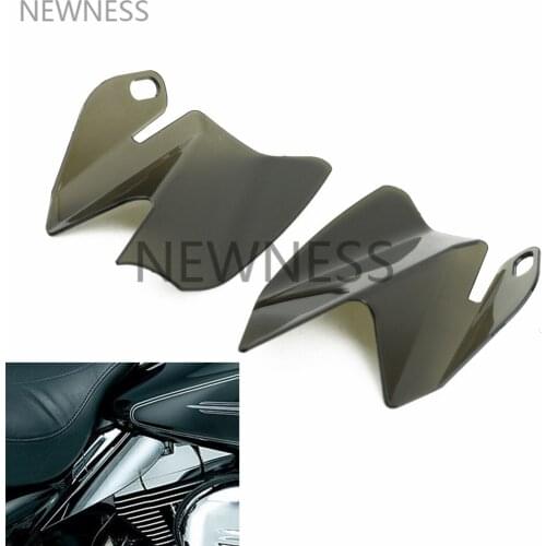 Smoke Motorcycle Saddle Shield Air Heat Deflector for 2008 Harley Touring FLHT FLHR FLHX