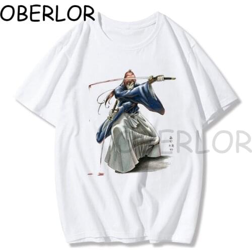 Rurouni Kenshin Samurai X Himura Anime Manga Unisex Tshirt New Arrival Tomoe Yukishiro T Shirt Casual Boy Harajuku T-Shirt Tops