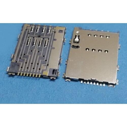 1Pcs Reader Sim Card Socket For Samsung Galaxy Tab 2 Tab2 10.1 P5100 P5110 P6800 P6810 S5250 Slot Tray Holder Connector