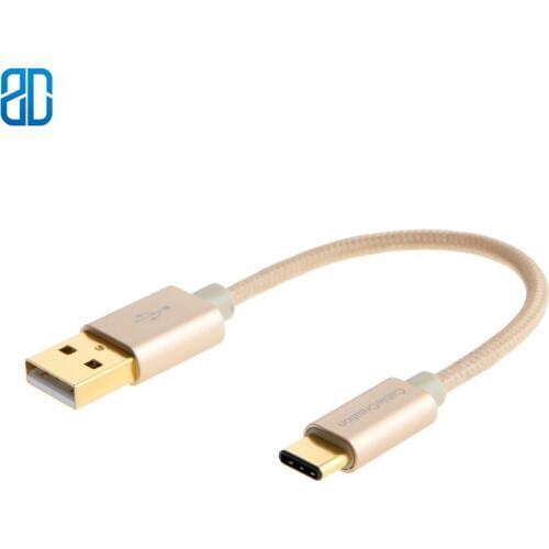 USB C Cable , USB C to USB A Cable, Compatible MacBook(Pro), Galaxy S10 S9, OnePlus 6 6T etc, 15cm/Gold [56K Ohm Resistor]