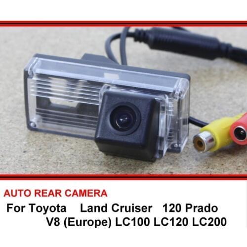 FOR Toyota Land Cruiser LC 100 120 200 V8 Prado Night Vision Rear View Camera Reversing Camera Car Back up Camera HD CCD