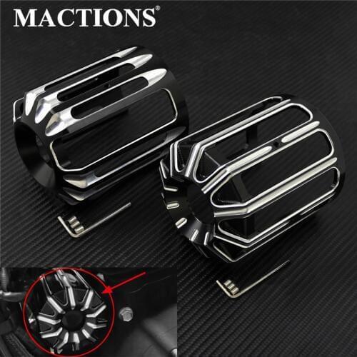Motorcycle Oil Filter Cover Black Machine Oil Grid Billet Cafe Racer For Harley Sportster Dyna Touring Softail Fatboy Slim XL