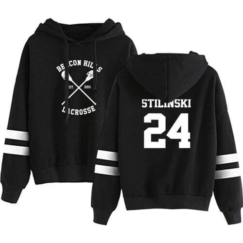 2021 New Teen Wolf Hoodie Men/Women Fashion Casual Print Stilinski 24 Lahey McCall Pullover Hooded Oversized Sweatshirt Clothes