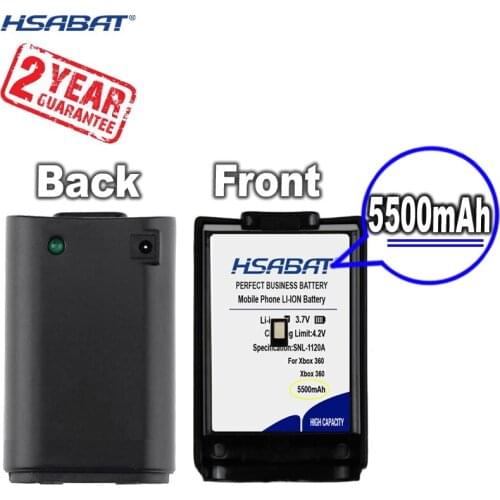 New Arrival [ HSABAT ] 2PCS 5500mAh Replacement Battery for Xbox 360 Controller Battery Pack Xbox 360 Gamepads