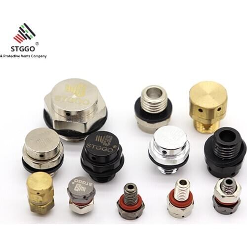 Waterproof Breathable M6*1.25-10thread Copper with Nikel Screw Pressure Vent Valve