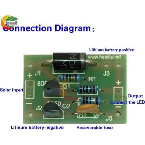 Ziqqucu 18650 Lithium Battery Charging Board with Protection Charger Module Light Control Sensor for Solar Charging Board LED
