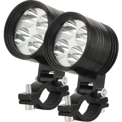 1 pair Motorcycle LED Lights Motorcycle Spotlights Strong Light LED Fog Light Auxiliary Light Motorbike Motocross LED Fog Lamps