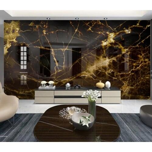 Beibehang Custom papel de parede 3d Black marble Art Wall papel mural wallpapers for Living Room Bedroom photo murals Wallpaper