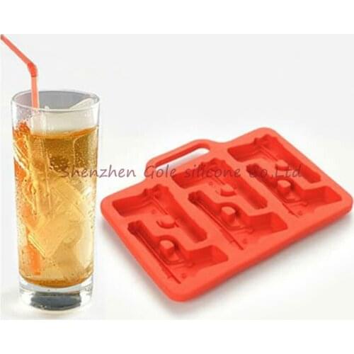 50piece Gun Freeze Party Ice Mould Jelly Chocolate Mold Cube Cake Cookies Maker Tray