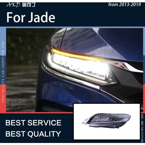 AKD Car Styling For Honda Jade 2013-2019 LED Headlight DRL Fog Lamp Turn Signal Lamp Low Beam High Beam Projector Bi-Xenon Lens