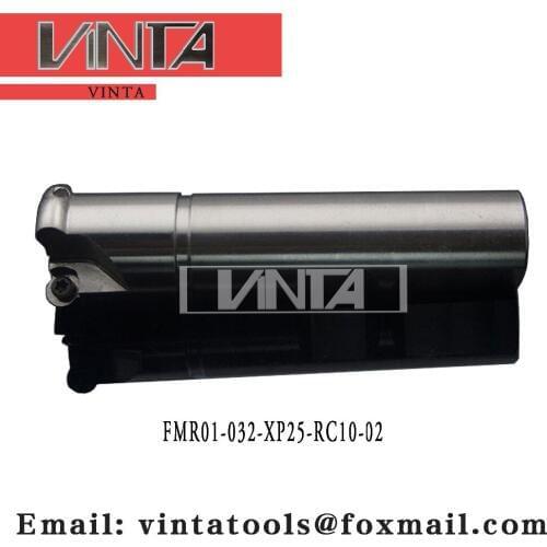 Free shipping FMR01-032-XP25-RC10-02 Indexable Milling cutter matched RCKT10T3MO carbide insert
