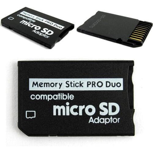 Micro SD SDHC TF to Memory Stick MS Pro Duo Card Adapter Converter Card Case For PSP 1000 2000 3000