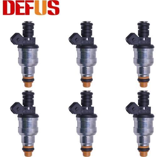 DEFUS 6X Bico Injetor Fuel Injectors For Audi A3 A4 & VW Golf 1.8L Turbo 0280150467 06A906031F Flow Matched Injection Nozzle Hot