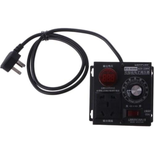 4000W AC 220V SCR Electronic Voltage Regulator Thyristor Electronic Controller