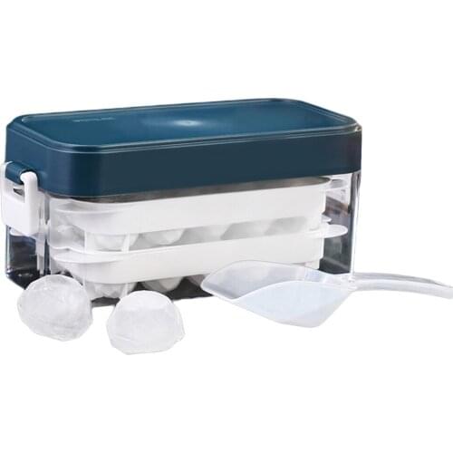 Ice Cube Mold Durable Portable Ice Cube Box Large Capacity Popsicle Mould Large Capacity Unique Design Durable Use amicably