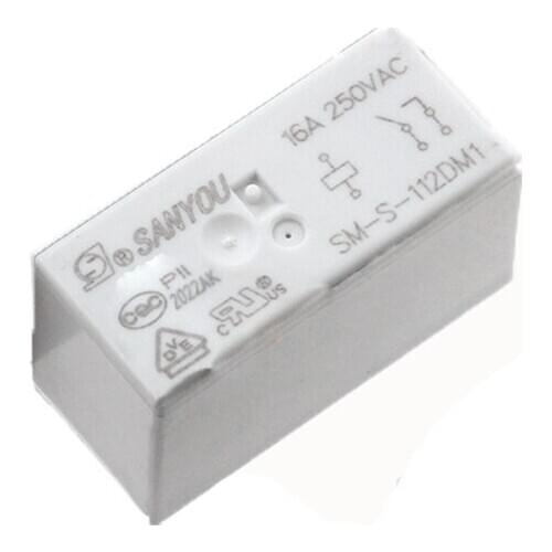 HOT 12V relay SM-S-112DM1 SM S 112DM1 SMS112DM1 12VDC DC12V 12V 16A 250VAC 6PIN