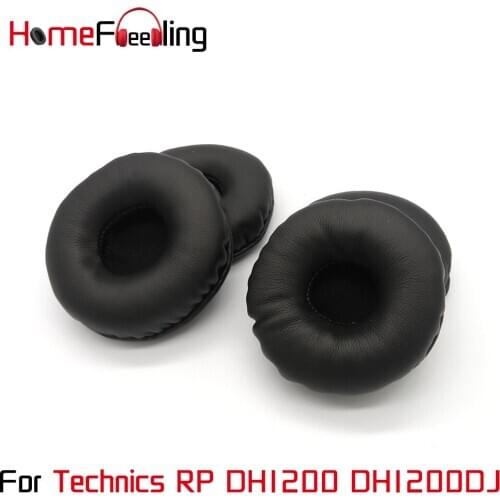Homefeeling Ear Pads for Technics RP DH1200 DH1200DJ Headphones Soft Velour Ear Cushions Sheepskin Leather Earpads Replacement