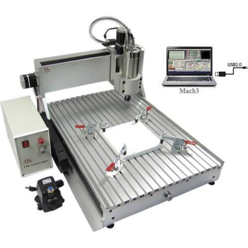 LY CNC 6040 Z-VFD 800W USB 3axis CNC Router Engraving machine for wood/metal /pcb can add water tank, free tax to Russia