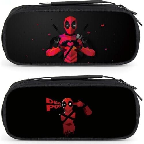 Disney spiderman Cute Kawaii Canvas Pencil Cases Pen Bags Letter Pencil Bags For Boy Girls Gift School Supplies Stationery