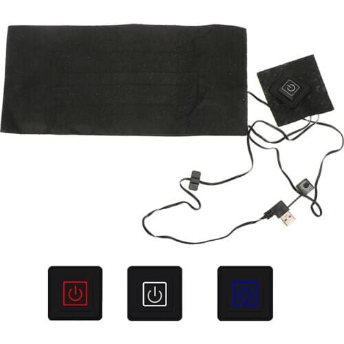 Adjustable 5V 2A USB Heating Heater Pad For Cloth Waist Abdomen Pet Cushion