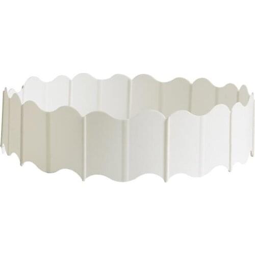 Plastic Anti-corrosion Fence Fences Easy To Install Lawn Balcony Decoration Outdoor PP Resin Durable High-quality White Garden