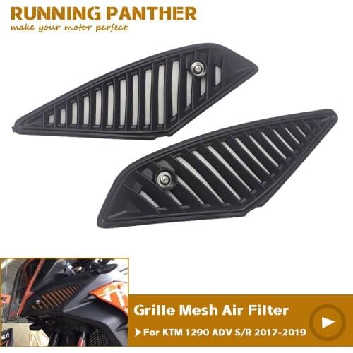 White Grille Mesh Dustproof Air Filter For AIR FILTER DUST PROTECTION 2017-2019 1290 Super Adventure R/S