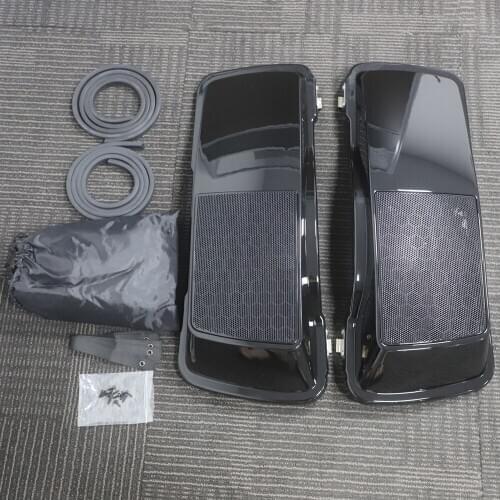 ABS Motorcycle 6x9 Saddlebag Speaker Lids For Harley Touring Road King Glide Ultra 1994-2013 2013 2012 2010 2009 2008 2007 2006