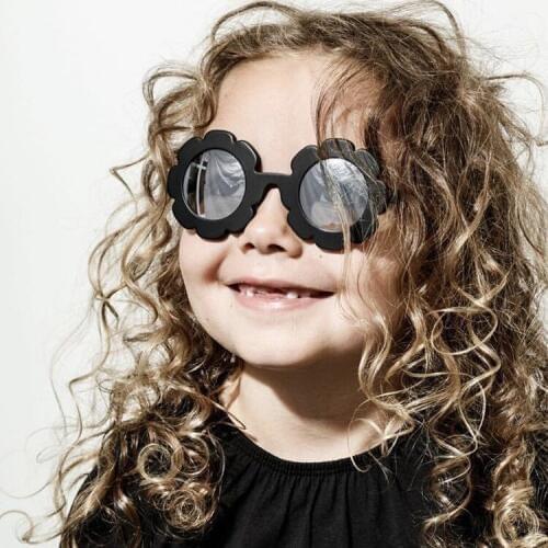 SomeCool Cute Flower kids sunglasses 3-6yr Boys&Girls glasses Protect UV400 Eyewear Travel beach eye glasses 2019 Wholesale n360