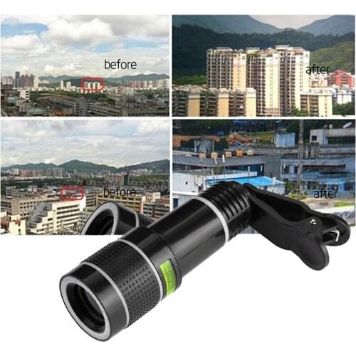20X Zoom Telephoto Lens Universal External Mobile Phone Camera Lens with Clip for Viewing Travel For Phone ​Universal lens