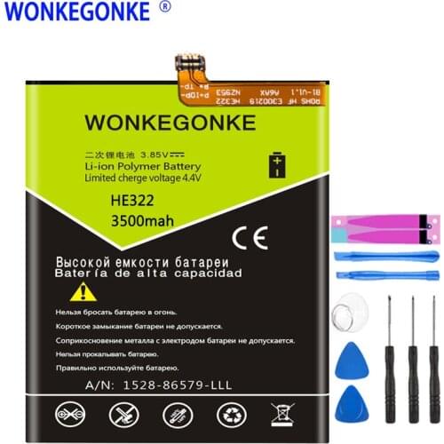 WONKEGONKE HE322 Phone Battery For NOKIA HE322 Li-ion Polymer Replacement Batteries Bateria