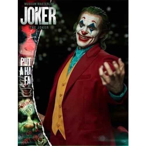 30cm New style Red Suit Joker Action Figure Happy Face The Joker Prime Studio Blitzway PVC Movable Collection Toy Gift