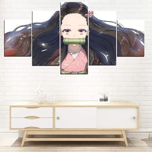 5 Piece Wall Art Canvas Anime Manga Prints Vampire hunter Figure Nidouzi Posters And Pictures Modern Home Decoration Paintings
