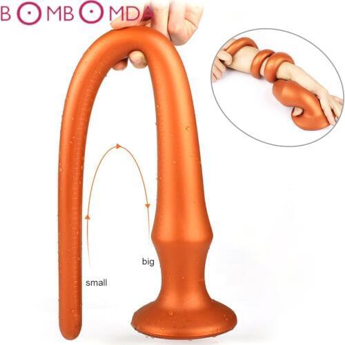 60cm Super Long Anal Butt Plug Prostate Massage Anus Dilator Vagina G spot Masturbation Adult Erotic Toys Anal Sex Toy For Women