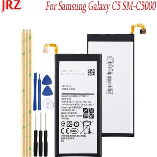 2600mAh EB-BC500ABE Battery For Samsung Galaxy C5 SM-C5000 Battery Batterij Mobile Phone Replacement Rechargeable Batteria