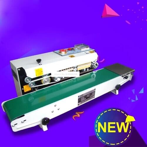 FR800 Automatic Sealing Machine Aluminum Foil Plastic Bag Continuous Film Sealing Machine Food Packing Machine 110V/220V 780W