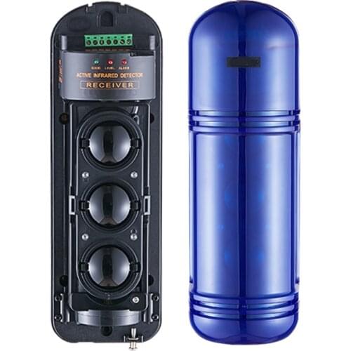 Waterproof 3 beams Gate/Door Position wireless 433MHz IR beam Sensor detector alarm 150m detect distance