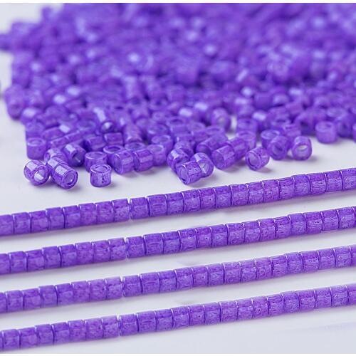 Taidian Miyuki Delica Seed Bead 11/0 For Broderie De Perles Francaises Opaque White DB200 1.6x1.3MM About 3grams 600pieces