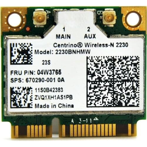 For Intel 2230BNHMW 2230 802.11n/g/b 300Mbps Wireless-N Half Mini Card PCi-e WiFi Adapter WLAN +Bluetooth 4.0 for Acer/ASUS/Dell