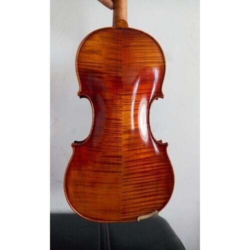 Maste 4/4 Violin flamed maple Guarneri model 1743 excellent handcraft no.K