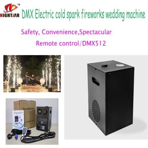 Good Quality DMX effect DMX512 400w Electric cold spark fireworks wedding party machine cold fountain machine