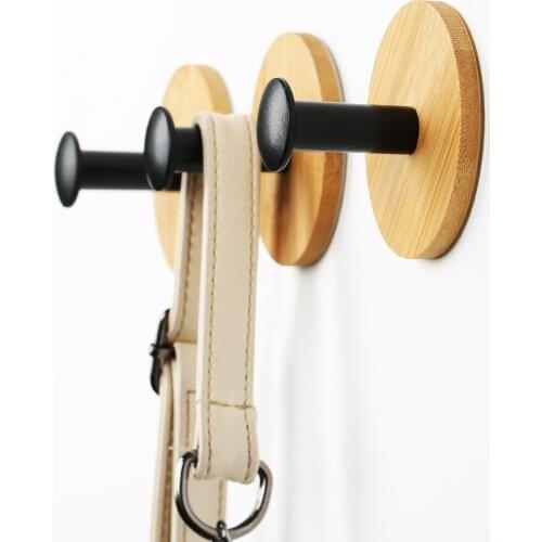 Seamless Hook Strong Viscose Hanger Coat Hanger Towel Key Creative Single Clothes Hats Hanging Wall Hooks Porta Plastic