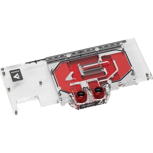 Barrow GPU Water Block per Galaxy RTX 3090 3080 Gamer OC Full Cover Watercooler, con piastra posteriore, BS-GAG3090-PA2