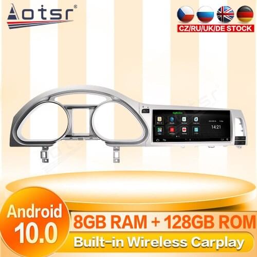 Android Tape Radio Recorder Car For Audi A6 2005 2006 2007 2008 2009 GPS Navi Multimedia Player Stereo Autoradio Head Unit 2 Din