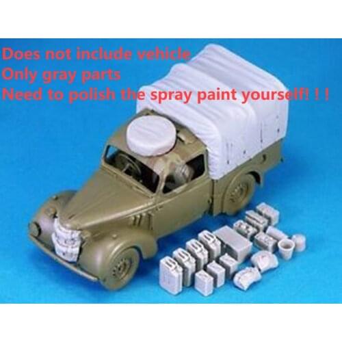 1:35 Scale Resin Die-casting Armored Vehicle Parts Modification Does Not Include Unpainted Car Models 35459