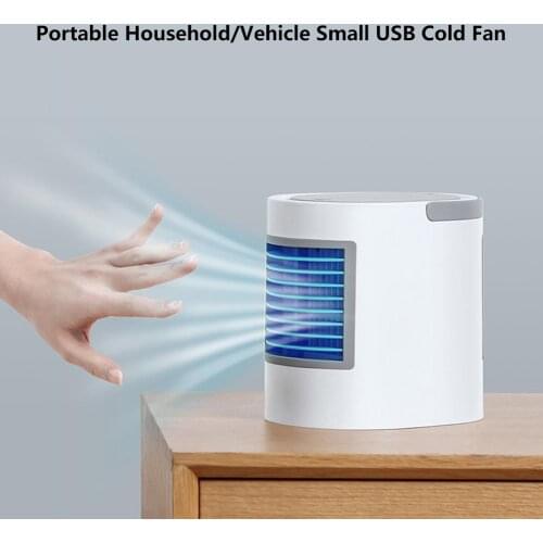 Multi-function USB Mini Portable Air Conditioner Humidifier Desktop Purifier Filter Purification Portable Small Cooler
